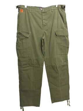 EMPYRE Cargo Pants Y2K Skater Baggy Pockets Khaki Men's Size 33
